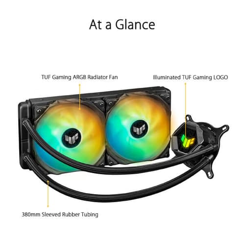 Asus TUF Gaming LC 240 ARGB CPU Liquid Cooler